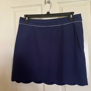 Navy Izod Skort Size 8